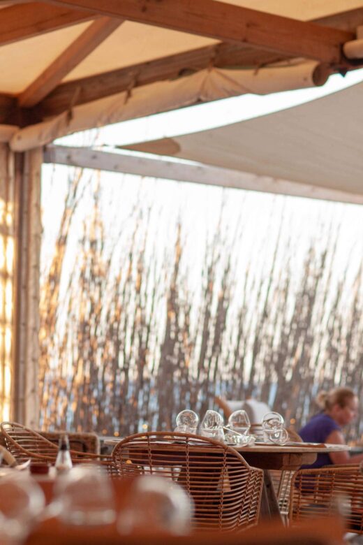 Club de plage et restaurant gastronomique à Leucate plage